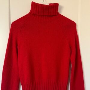 GAP Red Women's Turtleneck Sweater